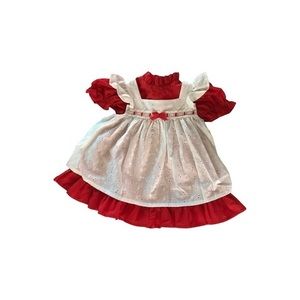 Vintage dress eyelet